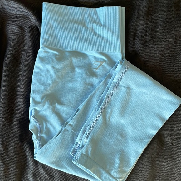 Gymshark light blue seamless leggings - Picture 2 of 4
